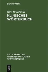 Book cover of Klinisches Wörterbuch (7th ed.) by Unknown