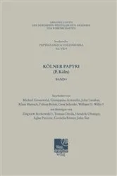 Book cover of Kölner Papyri (P. Köln) by M. Gronewald