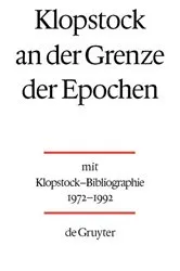 Book cover of Klopstock an der Grenze der Epochen by Katrin Kohl