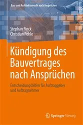 Book cover of Kündigung des Bauvertrages nach Ansprüchen by Unknown