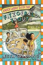 Book cover of Knock About with the Fitzgerald-Trouts by Esta Spalding