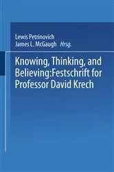 Book cover of Knowing, Thinking, and Believing by Lewis Petrinovich