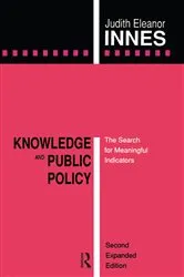 Book cover of Knowledge and Public Policy (2nd ed.) by Judith Eleanor Innes