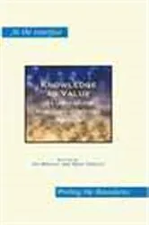 Book cover of Knowledge as Value by Ian Morley