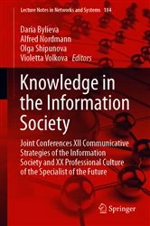 Book cover of Knowledge in the Information Society by Daria Bylieva