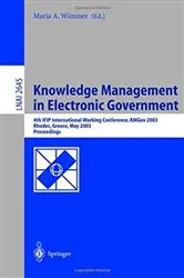 Book cover of Knowledge Management in Electronic Government by Maria A. Wimmer