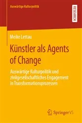 Book cover of Künstler als Agents of Change by Meike Lettau