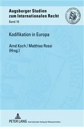 Book cover of Kodifikation in Europa by Henning Rosenau