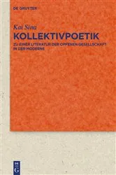 Book cover of Kollektivpoetik by Kai Sina