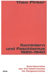 Book cover of Komintern und Faschismus by Theo Pirker