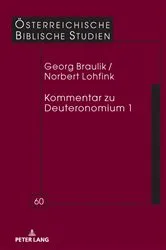 Book cover of Kommentar zu Deuteronomium 1 by Georg Braulik