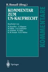 Book cover of Kommentar zum UN-Kaufrecht by Heinrich Honsell