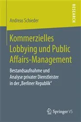 Book cover of Kommerzielles Lobbying und Public Affairs-Management by Andreas Schieder