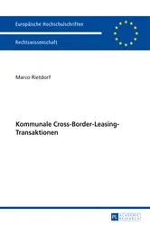 Book cover of Kommunale Cross-Border-Leasing-Transaktionen by Unknown
