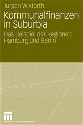 Book cover of Kommunalfinanzen in Suburbia by Jürgen Wixforth
