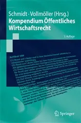Book cover of Kompendium Öffentliches Wirtschaftsrecht (3rd ed.) by Unknown
