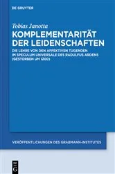 Book cover of Komplementarität der Leidenschaften by Tobias Janotta