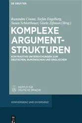 Book cover of Komplexe Argumentstrukturen by Ruxandra Cosma