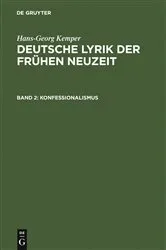 Book cover of Konfessionalismus by Hans-Georg Kemper