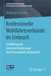 Book cover of Konfessionelle Wohlfahrtsverbände im Umbruch by Wolfgang Schroeder