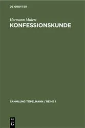Book cover of Konfessionskunde (2nd ed.) by Hermann Mulert