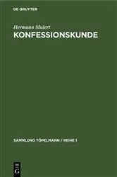 Book cover of Konfessionskunde by Hermann Mulert