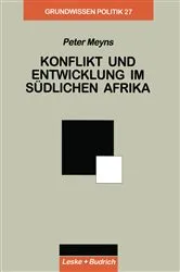 Book cover of Konflikt und Entwicklung im Südlichen Afrika by Peter Meyns