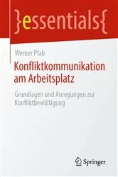 Book cover of Konfliktkommunikation am Arbeitsplatz by Werner Pfab