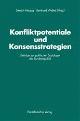 Book cover of Konfliktpotentiale und Konsensstrategien by Dietrich Herzog