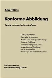 Book cover of Konforme Abbildung (2nd ed.) by Albert Betz