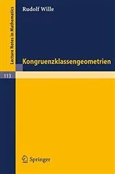 Book cover of Kongruenzklassengeometrien by Rudolf Wille