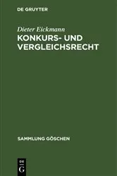 Book cover of Konkurs- und Vergleichsrecht by Dieter Eickmann