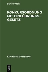 Book cover of Konkursordnung mit Einführungsgesetz (2nd ed.) by Unknown