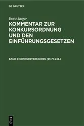 Book cover of Konkursverfahren (§§ 71–238.) (5th ed.) by Unknown