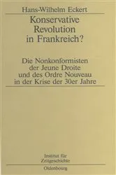 Book cover of Konservative Revolution in Frankreich? by Hans-W. Eckert