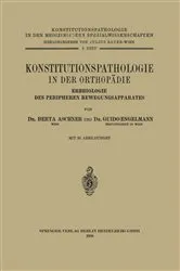 Book cover of Konstitutionspathologie in der Orthopädie by NA Aschner