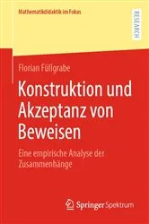 Book cover of Konstruktion und Akzeptanz von Beweisen by Florian Füllgrabe