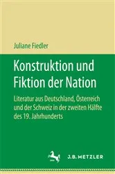Book cover of Konstruktion und Fiktion der Nation by Juliane Fiedler