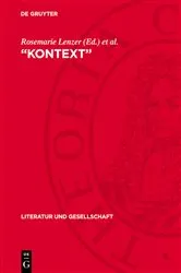 Book cover of „Kontext“ by Unknown