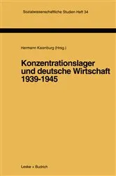 Book cover of Konzentrationslager und deutsche Wirtschaft 1939–1945 by Hermann Kaienburg
