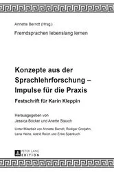 Book cover of Konzepte aus der Sprachlehrforschung – Impulse fuer die Praxis by Annette Berndt