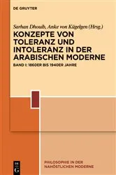 Book cover of Konzepte von Toleranz und Intoleranz in der arabischen Moderne by Sarhan Dhouib