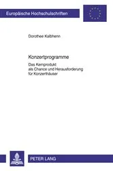Book cover of Konzertprogramme by Dorothee Kalbhenn