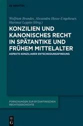Book cover of Konzilien und kanonisches Recht in Spätantike und frühem Mittelalter by Wolfram Brandes