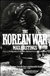 Book cover of Korean War by Max Hastings
