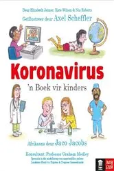 Book cover of Koronavirus: 'n boek vir kinders (Gratis) by Jaco Jacobs