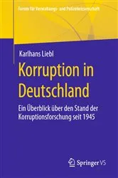 Book cover of Korruption in Deutschland by Karlhans Liebl