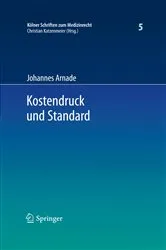 Book cover of Kostendruck und Standard by Unknown