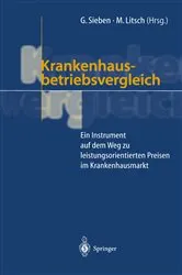 Book cover of Krankenhausbetriebsvergleich by Günter Sieben