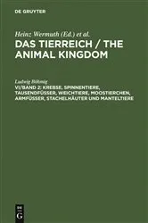 Book cover of Krebse, Spinnentiere, Tausendfüßer, Weichtiere, Moostierchen, Armfüßer, Stachelhäuter und Manteltiere by Ludwig Böhmig